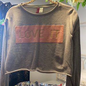 H&M Graphic long sleeve Cropped sweater top (3 sweaters included)